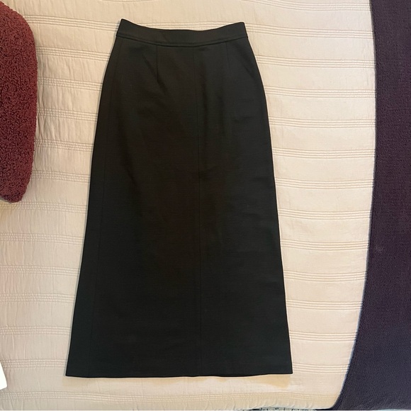 Helen Wang Dresses & Skirts - Helen Wang Brown Long Pencil Skirt Merino Wool Double Knit
